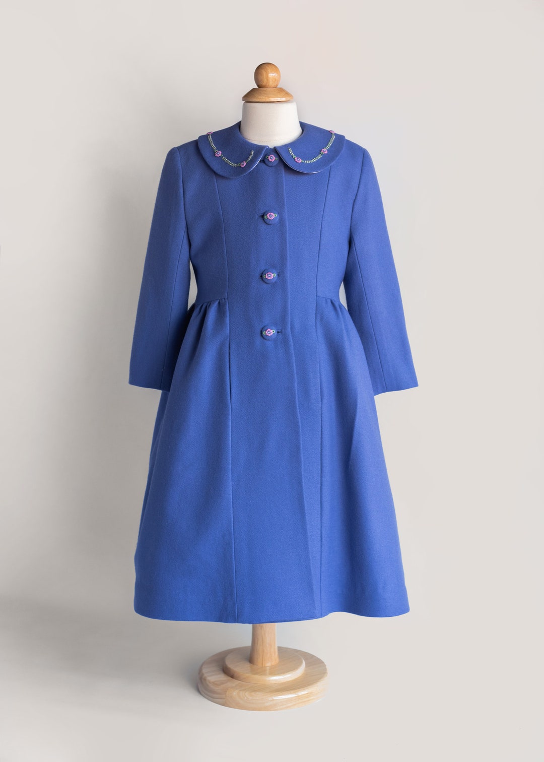 Traditional Wool Coat Size 8 8 Color Options - Etsy