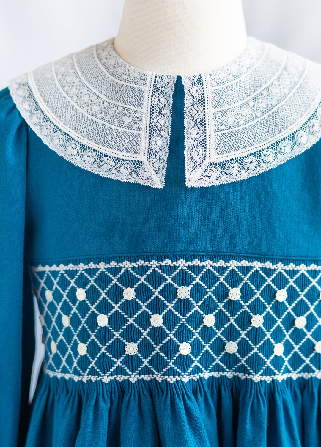 Blazing Yoke Dress