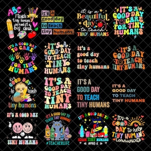 It Is A Good Day To Teach Tiny Humans doddle Png bundle, Teach Love Inspire, Teacher Appreciation, Tiny Humans Png, Teacher Png, teacher Png