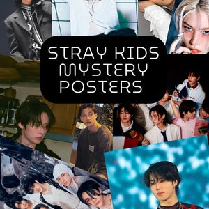 Stray Kids Mystery Posters – OT8 K-pop Fan Merch & Collectibles | Limited Edition Stray Kids Poster Set | K-pop Fans Gift | K-pop Wall Decor