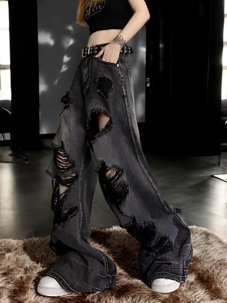 パンツ asapmode black scrawl wideleg jeans Z-Supply Bondi Black Gauze Pants | Red Dress