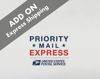 ADD ON - Express Shipping - For Handwritten Calligraphy and Ketubahs