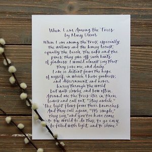 Handwritten Calligraphy for Wedding Vows, Anniversary Gift, Poem, Custom Quote, Song image 4