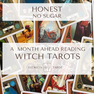 Lectura de Tarot de la Bruja del Mes: 4 Semanas de Energía Directa y Verdad / Pronóstico Semanal Brutal y Honesto / Tarot de Lucrecia