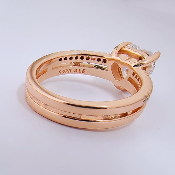 Buy PANDORA Rose Gold Double Band Heart Ring ALE Online in India