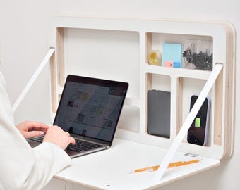 Klappbarer Schreibtisch für die Wand | NordicDesk