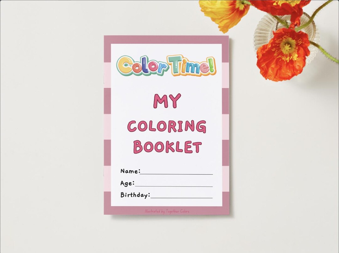 ABC Coloring Booklet for Kids - Etsy