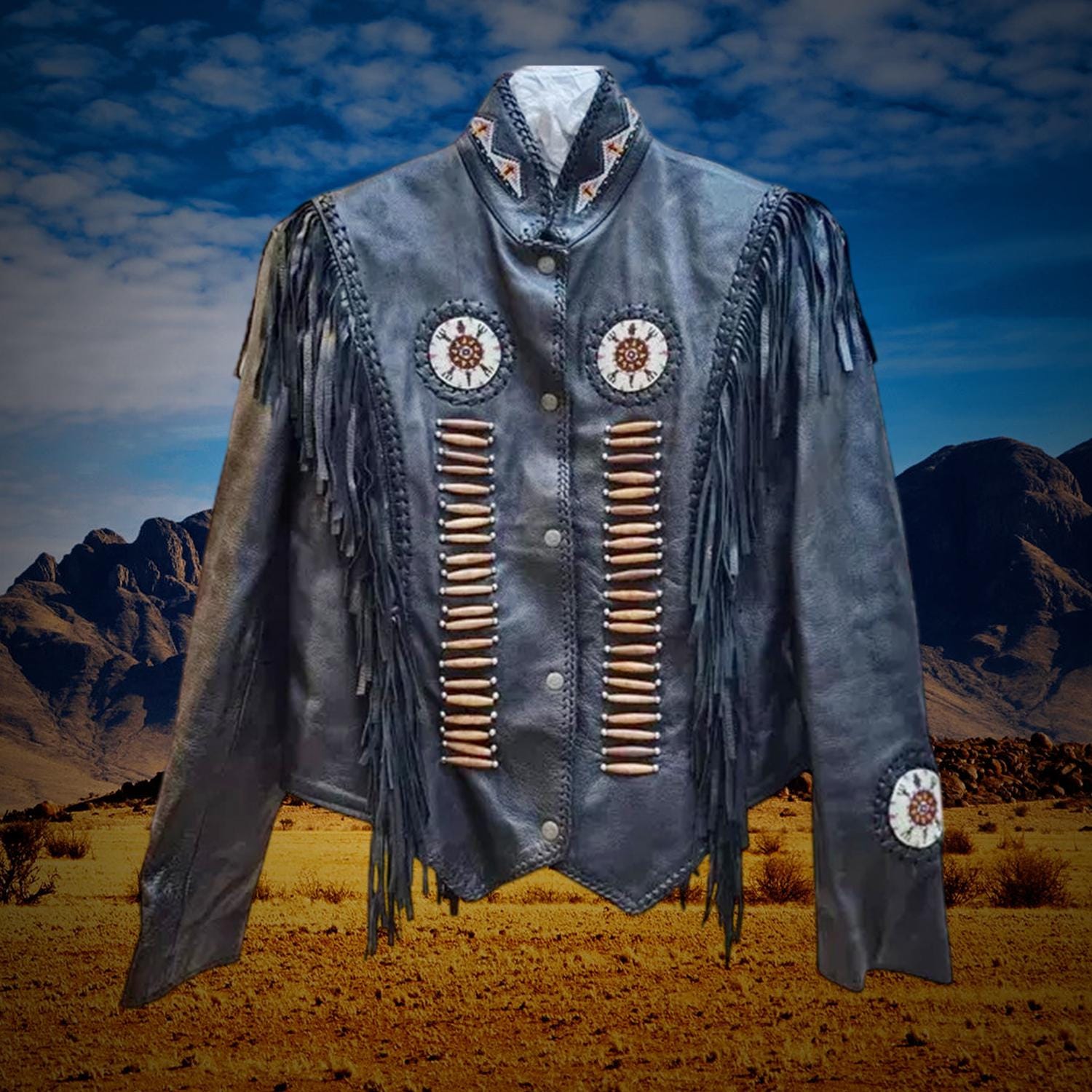 Navajo Biker Jacket - Etsy