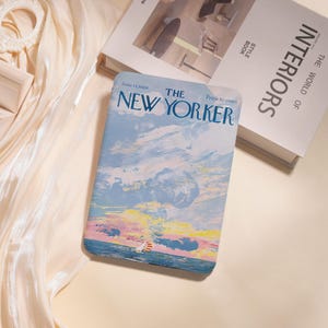 New Yorker Sea Kindle Case For Kindle 10/11/12th Paperwhite 6&quot; 6.8&quot; 7&quot; Kindle Colorsoft Kindle basic, Personalized Case Paperwhite Cover