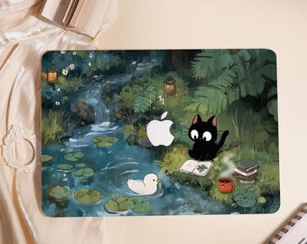 Cute Cat Hard Matte MacBook Case For MacBook Air 11/13/15,Pro 13/14/15/16,Ret 13/15,MacBook Neo,M3 M4 Shell Protect Cover 2025 2026
