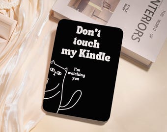Black Cute Kindle Case For Kindle 10/11/12th Paperwhite 6" 6.8" 7" Kindle Colorsoft Kindle basic, Personalized Case Paperwhite Cover