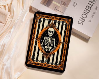 Skeleton Stripes Kindle Case For Kindle 11/12th Paperwhite 6" 6.8" 7" Kindle Colorsoft Kindle basic, Personalized Case Kobo Libra Case