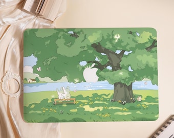 Green Meadow Hard Matte MacBook Case For MacBook Air 11/13/15,Pro 13/14/15/16,Ret 13/15,M3 M4 Shell Frosted Surface Protect Cover 2025