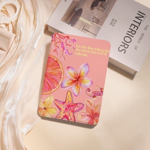 Starfish Flower Kindle Case For Kindle10/11/12th Paperwhite 6&quot; 6.8&quot; 7&quot; Kindle Colorsoft Kindle basic, Personalized Case Paperwhite Cover