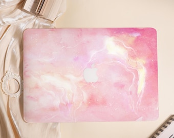 Pink Nebula Hard Matte MacBook Case For MacBook Air 11/13/15,Pro 13/14/15/16,Ret 13/15,MacBook Neo,M3 M4 Shell Protect Cover 2025 2026