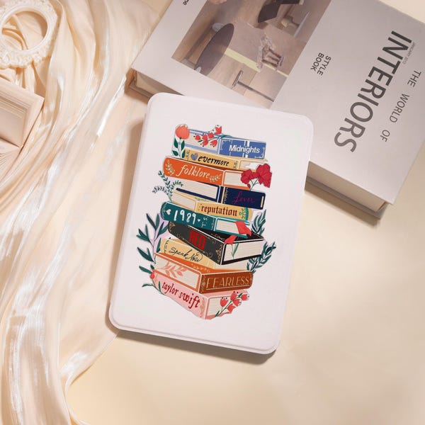 Funda Swift Books Kindle (1989) para Kindle Paperwhite (10, 11 y 12.º, 6,8 y 7 pulgadas), Kindle Colorsoft, funda básica personalizada, funda para Kobo Libra.