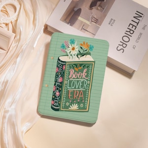 Book Lover Green Kindle Case For Kindle 10/11/12th Paperwhite 6&quot; 6.8&quot; 7&quot; Kindle Colorsoft Kindle basic, Personalized Case Paperwhite Cover