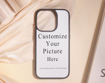 Custom Picture Soft Phone Case For iPhone 17 11 12 13 14 15 16,7/8 Plus,XS Max XR,iPhone 17 Pro/Pro Max,16e,iPhone 12-13 Mini,Cute Case,Gift