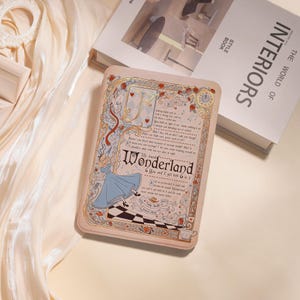 Wonderland Kindle Case For Kindle 10/11/12th Paperwhite 6&quot; 6.8&quot; 7&quot; Kindle Colorsoft Kindle basic, Personalized Case Paperwhite Cover 2024