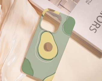 Avocado Green Hard Phone Case,iPhone Air iPhone 17/16/15/14/13/12/11 Pro/Pro Max iPhone 16e iPhone 12/13 Mini XS Max XR,Cute Case,Gift