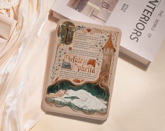 Princess and Castle Kindle Case For Kindle 10/11/12th Paperwhite 6" 6.8" Kindle Colorsoft Kindle basic, Personalized Case Kobo Libra Case