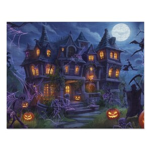 Fantasy and Eerie Castle Jigsaw Puzzle - Halloween