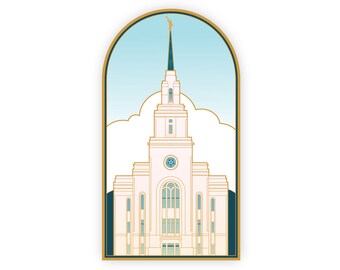 Layton Temple Vinyl Sticker