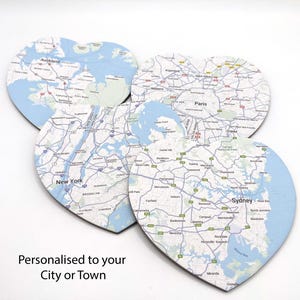 Lieben Sie Ihre Heimatstadt Herzmagnet - Eine personalisierte Karte dessen, wo Ihr Herz spielt - Geben Sie uns einfach den Namen Ihrer Stadt oder Gemeinde mit