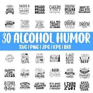 Alcohol SVG Bundle, Funny Flask Sayings, Whiskey Quotes, Drinking Sarcasm, Flask SVG Designs, vodka silhouette Digital Download, SVG craftor