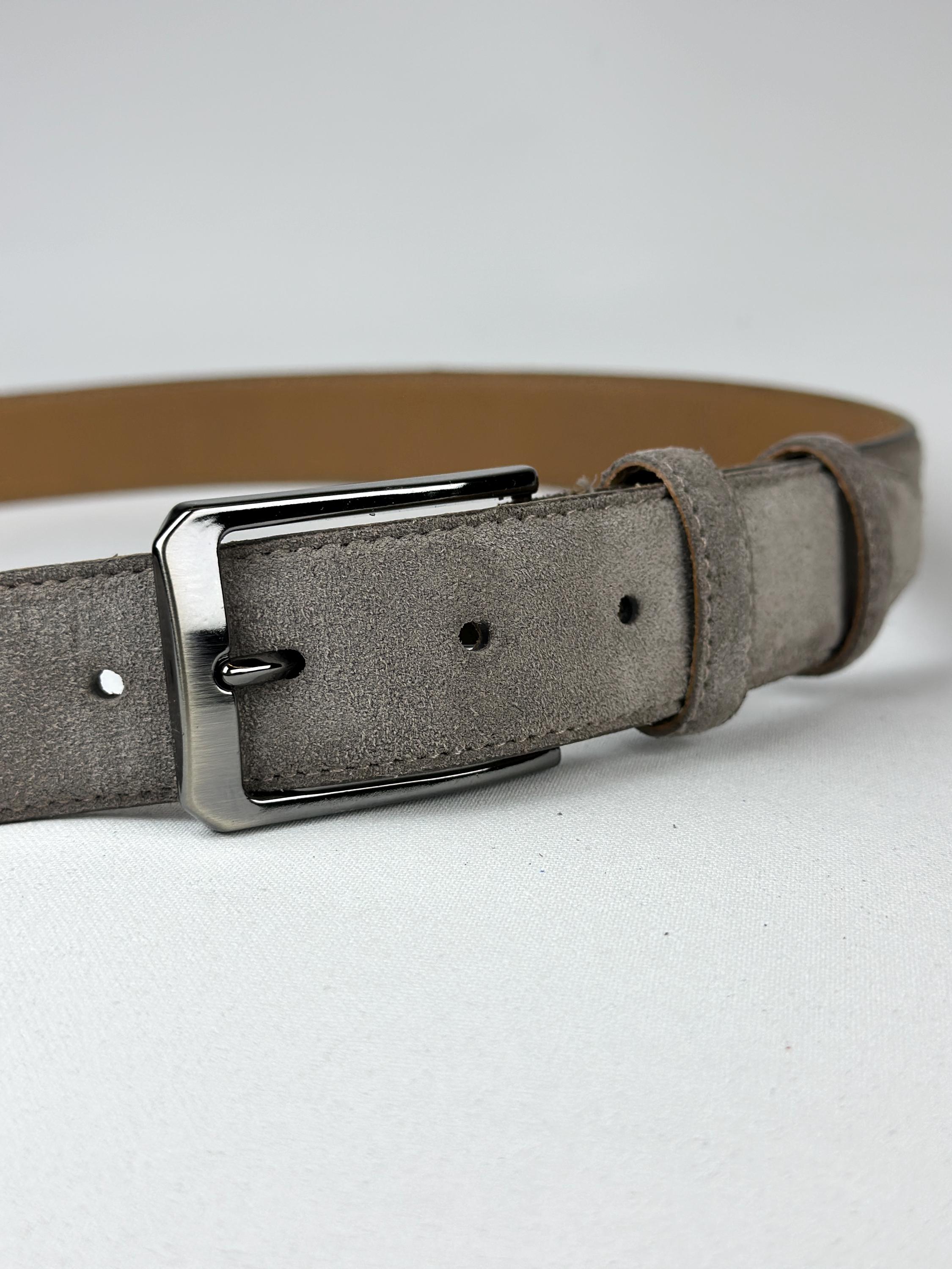 Vintage Suede Front Bow Detail Snap Closure Belt B1194 - Black Suede Belt - Double J Saddlery main image 4