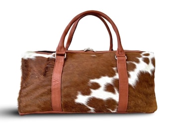 Amerikanische Reisetasche aus Rindsleder, Western-Reisetasche (50,5 cm)