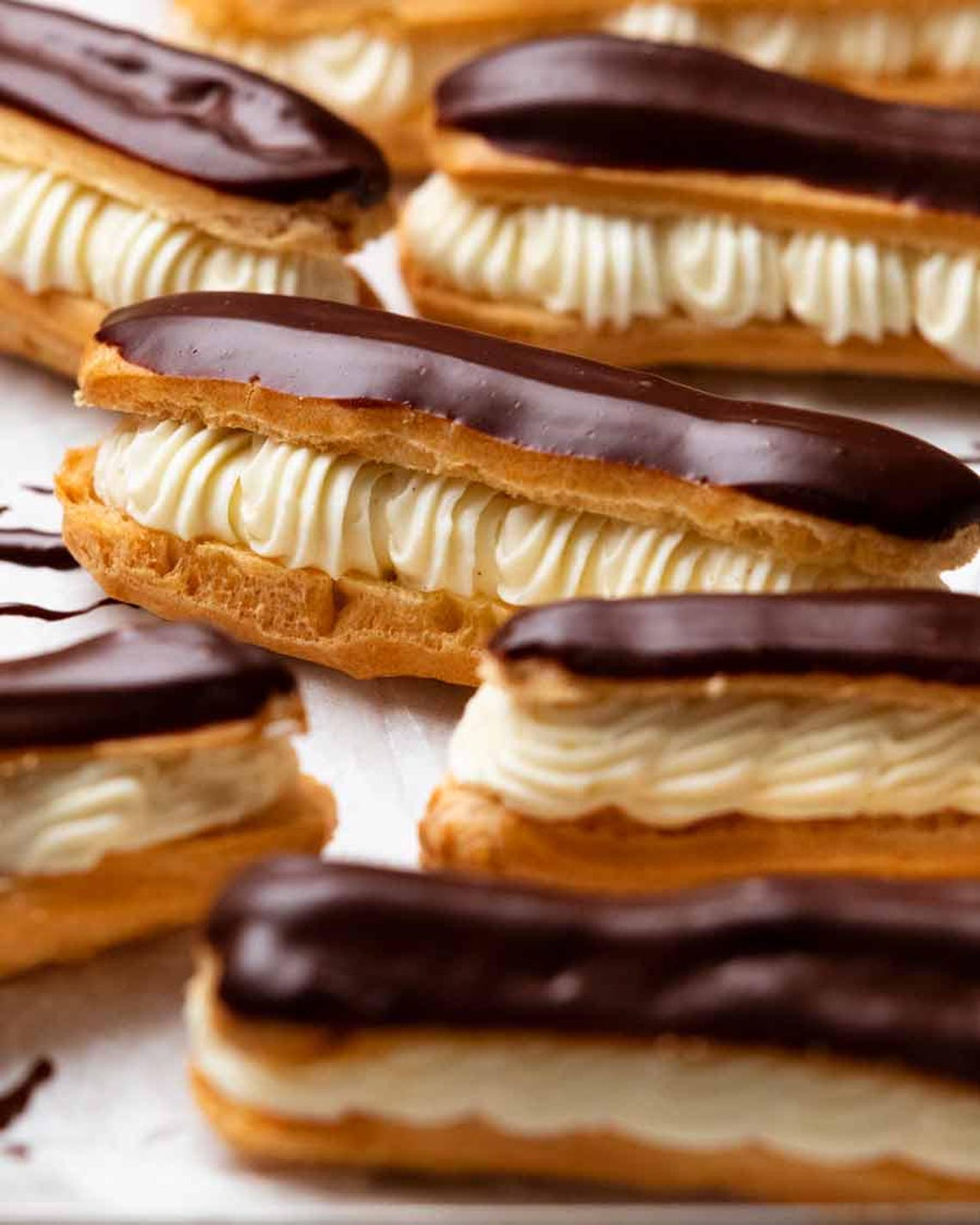 chocolate-clairs-recipe-classic-french-pastry-with-cream-filling