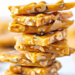 Peanut Brittle Recipe | Classic Crunchy Candy with Roasted Peanuts & Caramel | PDF Download