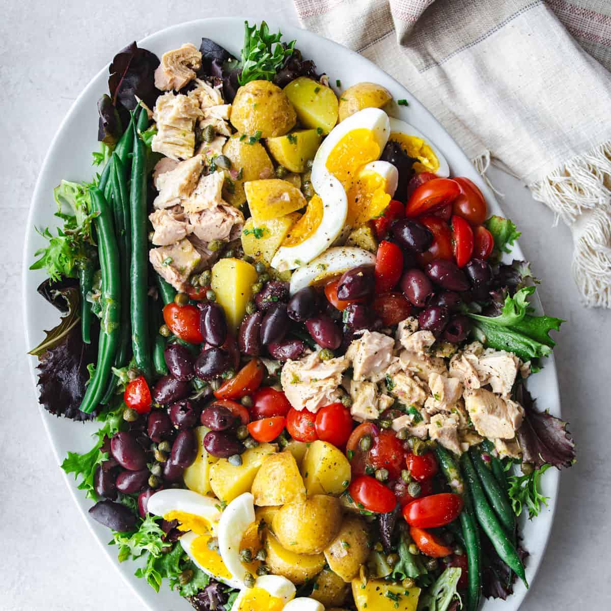 Tuna Nicoise Salad Recipe: Classic French Cuisine (PDF Download) - Etsy
