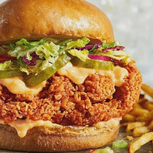 Crispy Chicken Sandwich Recipe | Easy Fried Chicken Burger | Tasty Lunch Idea | Printable Recipe PDF Download