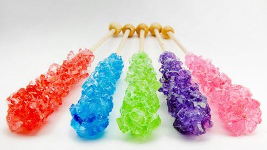 Rock Fizzy Randy Rock Candy Recipe | Fun Homemade Crystal Candy With Sugar and Sticks ...