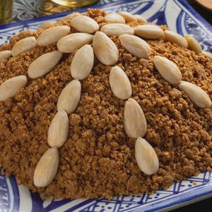 Sellou Recipe | Sfouf Moroccan Energy Mix Toasted Flour Nut Dessert | Traditional Ramadan Eid Sweet | Authentic Moroccan Recipe PDF Download