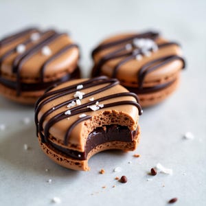 Chocolate Macaron Recipe | French Macaron Printable PDF | Easy Step-by-Step Guide | Instant Download Dessert Recipe