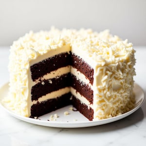 Coconut Birthday Cake Recipe | Tropical Party Cake Printable | Easy Dessert PDF | Instant Download