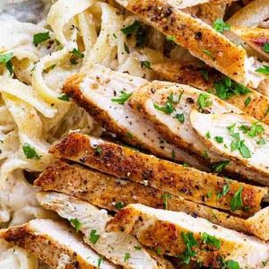 Classic Chicken Alfredo Recipe | Creamy Pasta Dinner Idea | Easy Homemade Meal | Printable Recipe PDF Download