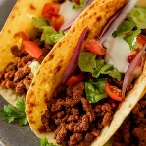 Classic Beef Tacos Recipe | Easy Ground Beef Dinner | Quick Mexican Meal | Printable Recipe PDF Download