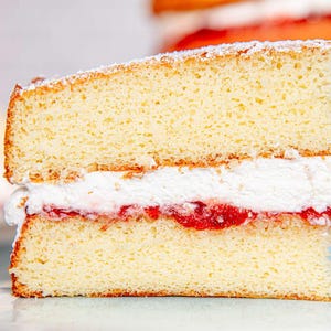 Ricetta della torta Victoria Sponge / Torta classica britannica / Torta spugna facile / Cottura fatta in casa / Scarica la ricetta digitale
