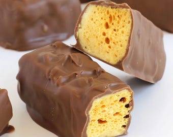 Honeycomb Candy Recipe | Light & Crunchy Homemade Sponge Candy with Caramel Flavor | PDF Download