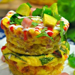 Southwest Egg Muffins Recipe | Spicy Breakfast Meal Prep | Tex-Mex Egg Bites with Cheese | PDF Download