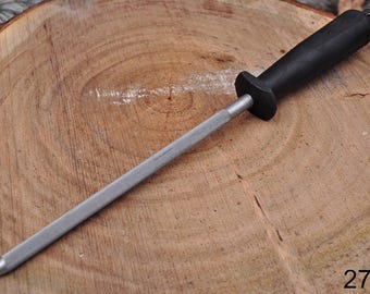Afilador de cuchillos de cocina de 12 pulgadas con varilla ovalada