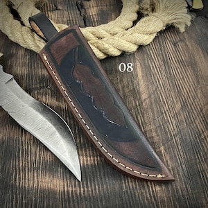 Custom Handmade  Leather Sheath,knife cowhide leather ,hand crafted ,Engraved Leather Sheath