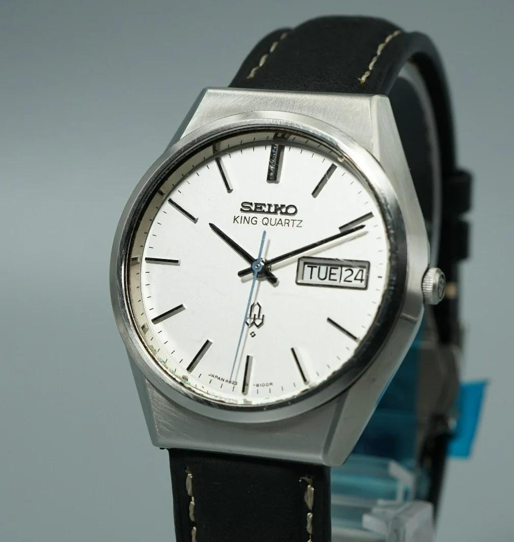 Seiko King Quartz - Etsy