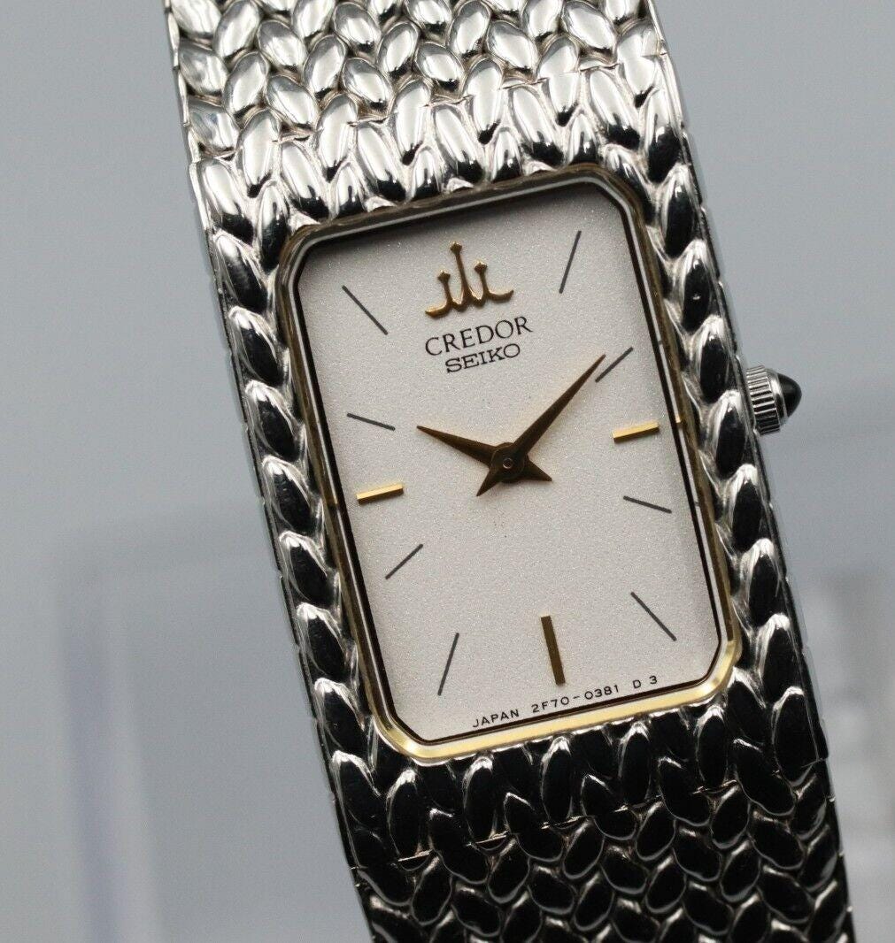 Credor メッシュブレスレット腕時計 2F70-5331 SEIKO/セイコー】 2F70-5331 クレドール 腕時計 ステンレス