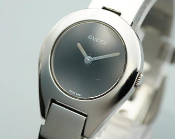 GUCCI Swiss Stainless Steel Women's Watch 2305L - Etsy