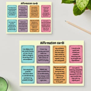 20 poderosas tarjetas digitales de afirmación para el amor propio, la confianza y el éxito: fomente la positividad en el trabajo, las relaciones y la vida